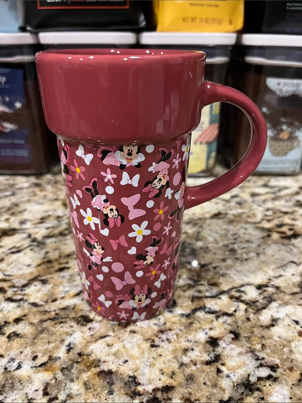 Disney Store Minnie Mouse Travel Coffee Mug